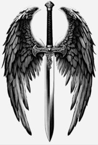 Desenho de Espada Desenho Colorir Imprimir 20