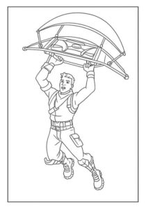 Desenho de Fortnite Desenho Colorir Imprimir 01