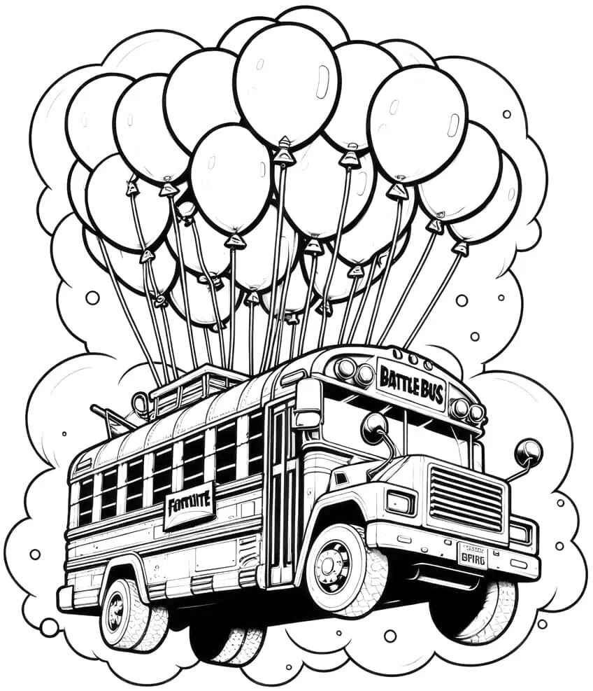 Desenho de Fortnite Desenho Colorir Imprimir 05