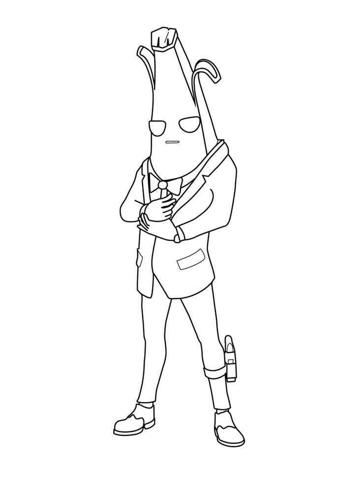 Desenho de Fortnite Desenho Colorir Imprimir 09