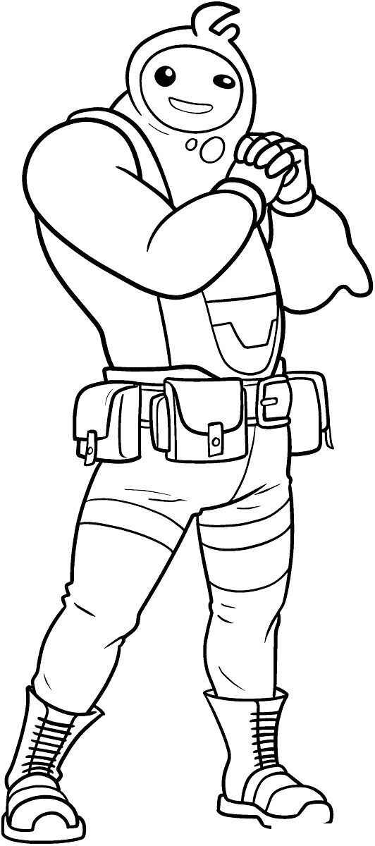 Desenho de Fortnite Desenho Colorir Imprimir 13