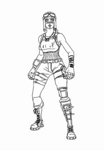 Desenho de Fortnite Desenho Colorir Imprimir 18