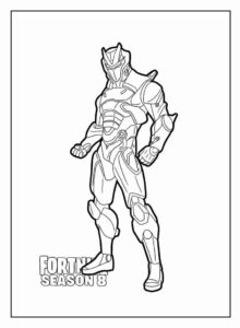 Desenho de Fortnite Desenho Colorir Imprimir 20