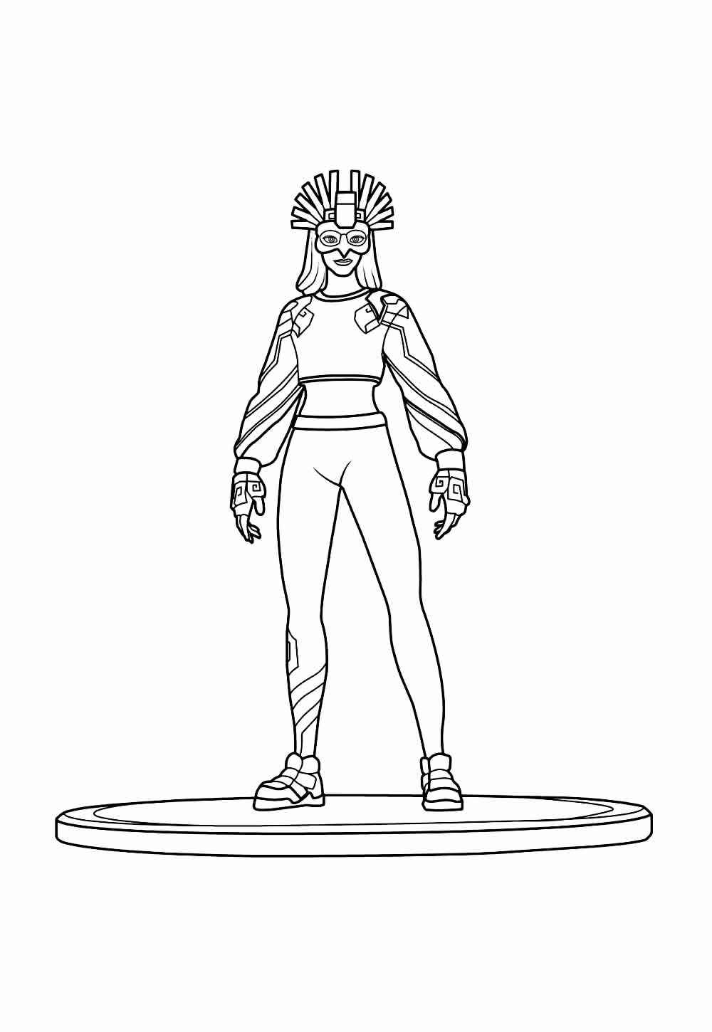 Desenho de Fortnite Desenho Colorir Imprimir 23