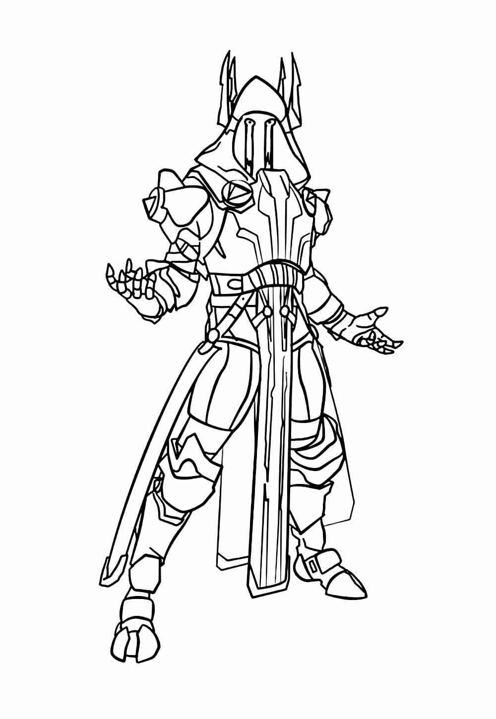 Desenho de Fortnite Desenho Colorir Imprimir 28