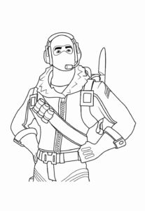 Desenho de Fortnite Desenho Colorir Imprimir 30