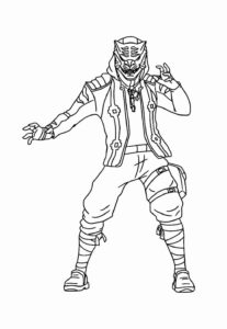 Desenho de Fortnite Desenho Colorir Imprimir 32