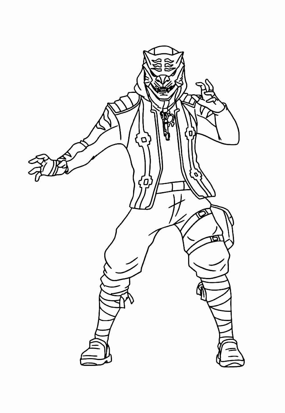 Desenho de Fortnite Desenho Colorir Imprimir 32