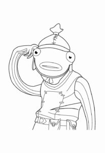Desenho de Fortnite Desenho Colorir Imprimir 35