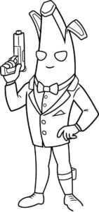 Desenho de Fortnite Desenho Colorir Imprimir 43