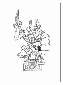 Desenho de Fortnite Desenho Colorir Imprimir 47