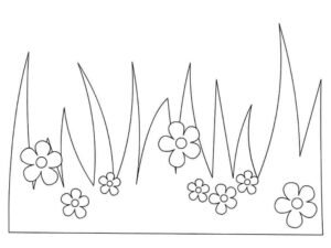 Desenho de Grama Desenho Colorir Imprimir 11
