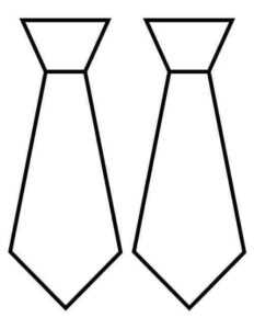 Desenho de Gravata Desenho Colorir Imprimir 01