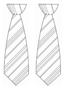 Desenho de Gravata Desenho Colorir Imprimir 05