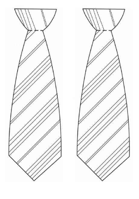 Desenho de Gravata Desenho Colorir Imprimir 05