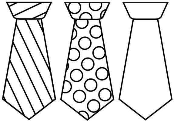 Desenho de Gravata Desenho Colorir Imprimir 06
