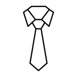 Desenho de Gravata Desenho Colorir Imprimir 07