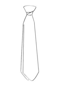 Desenho de Gravata Desenho Colorir Imprimir 13