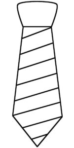 Desenho de Gravata Desenho Colorir Imprimir 15
