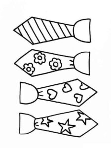 Desenho de Gravata Desenho Colorir Imprimir 16