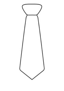 Desenho de Gravata Desenho Colorir Imprimir 18