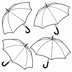 Desenho de Guarda Chuva Desenho Colorir Imprimir 27