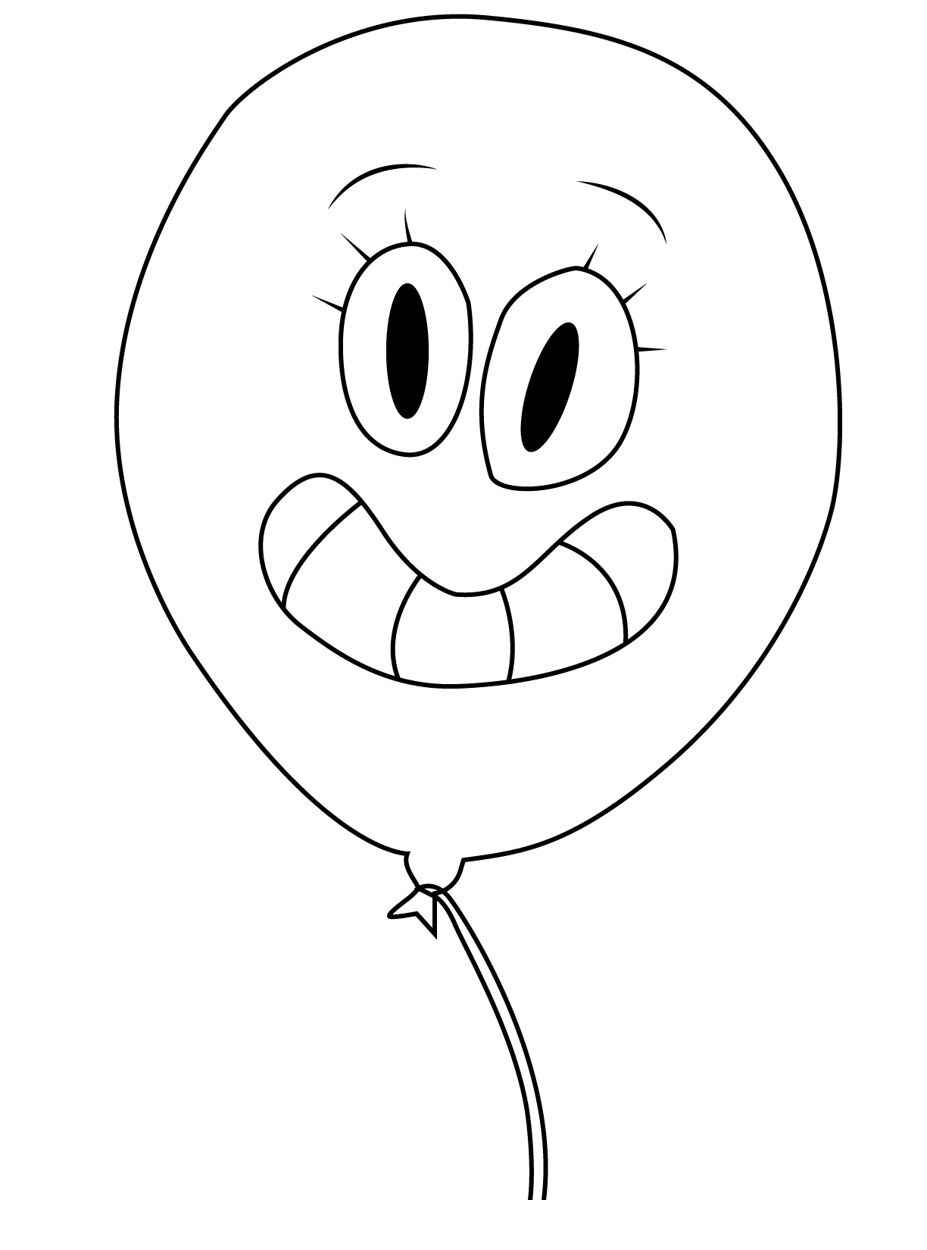 Desenho de Gumball Desenho Colorir Imprimir 01