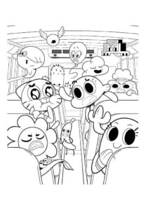 Desenho de Gumball Desenho Colorir Imprimir 02