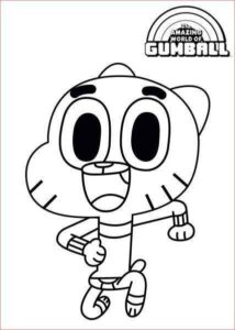 Desenho de Gumball Desenho Colorir Imprimir 06
