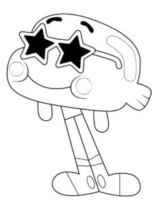 Desenho de Gumball Desenho Colorir Imprimir 10