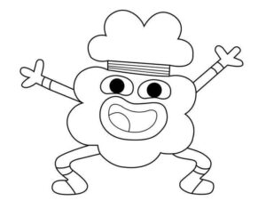 Desenho de Gumball Desenho Colorir Imprimir 13