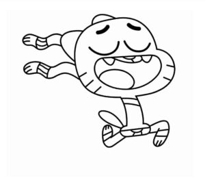 Desenho de Gumball Desenho Colorir Imprimir 20