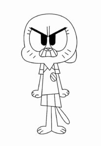Desenho de Gumball Desenho Colorir Imprimir 25