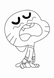 Desenho de Gumball Desenho Colorir Imprimir 28