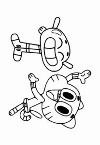 Desenho de Gumball Desenho Colorir Imprimir 29