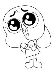 Desenho de Gumball Desenho Colorir Imprimir 30