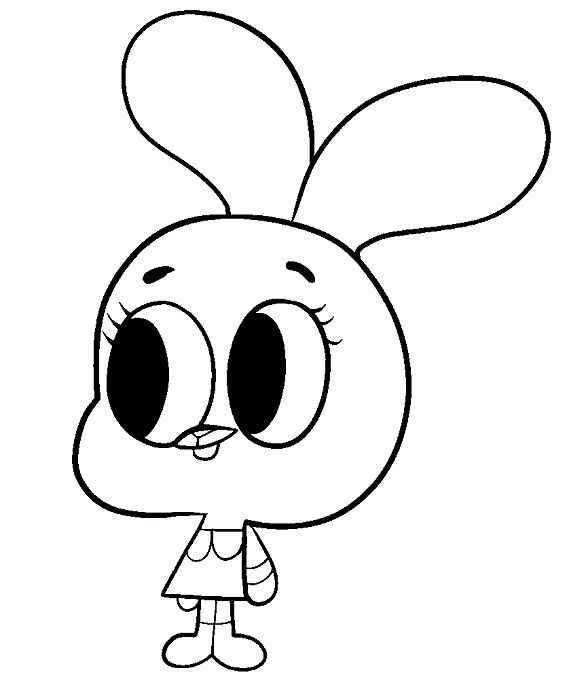 Desenho de Gumball Desenho Colorir Imprimir 31