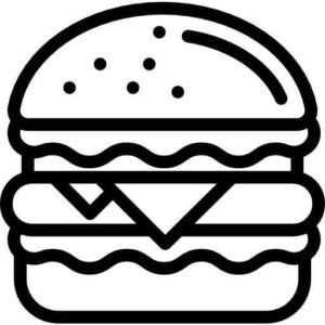 Desenho de Hamburguer Desenho Colorir Imprimir 13