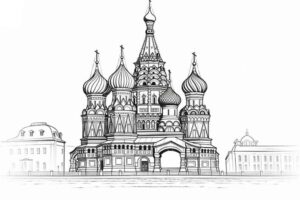 Desenho de Igreja Desenho Colorir Imprimir 028