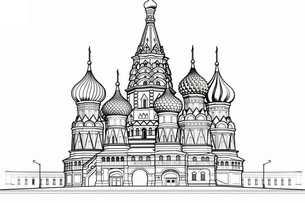 Desenho de Igreja Desenho Colorir Imprimir 033