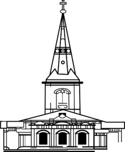 Desenho de Igreja Desenho Colorir Imprimir 064