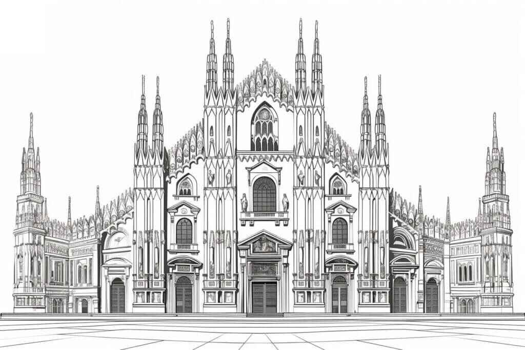 Desenho de Igreja Desenho Colorir Imprimir 070