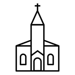 Desenho de Igreja Desenho Colorir Imprimir 106