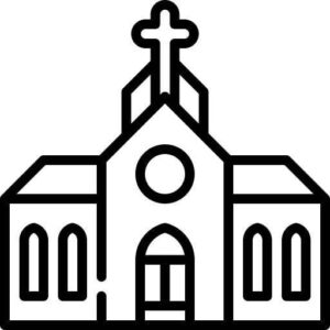 Desenho de Igrejas Desenho Colorir Imprimir 02