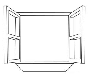 Desenho de Janela Desenho Colorir Imprimir 08