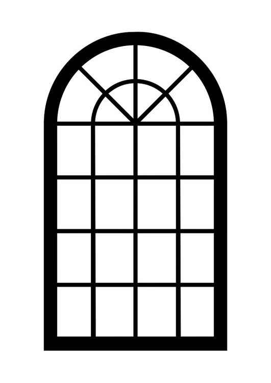 Desenho de Janela Desenho Colorir Imprimir 10