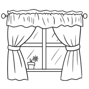 Desenho de Janela Desenho Colorir Imprimir 13