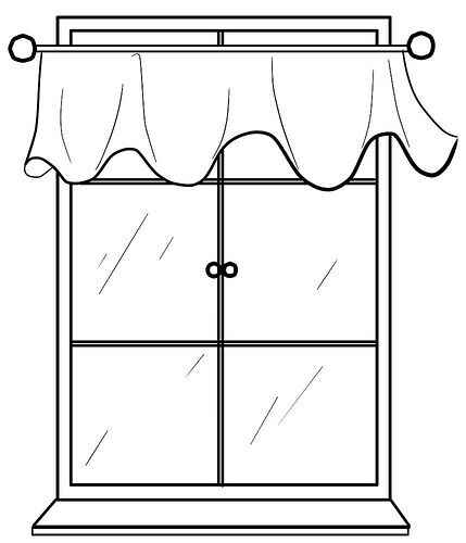 Desenho de Janela Desenho Colorir Imprimir 17