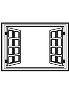 Desenho de Janela Desenho Colorir Imprimir 19