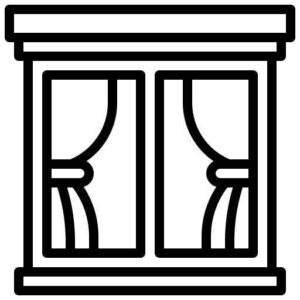 Desenho de Janela Desenho Colorir Imprimir 21